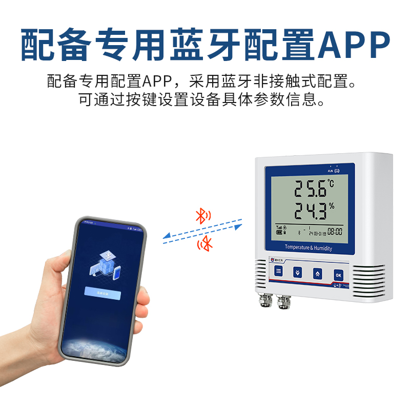 WIFI型低功耗多探头温湿度变送记录仪