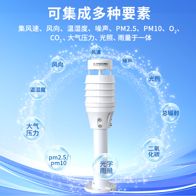 小型超声波风速风向变送器（40kHz 升级款）