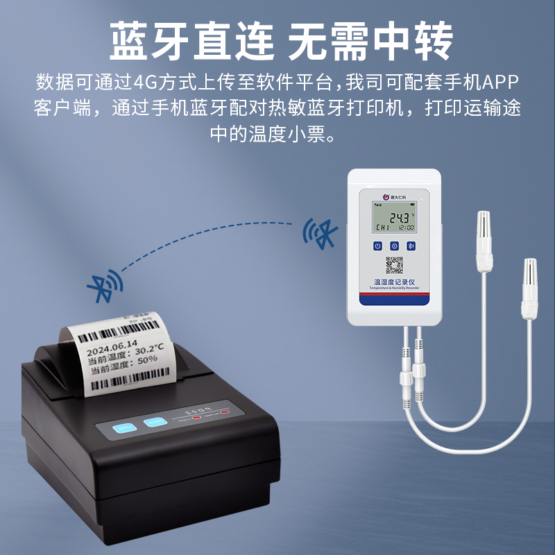 4G型高防护温湿度记录仪