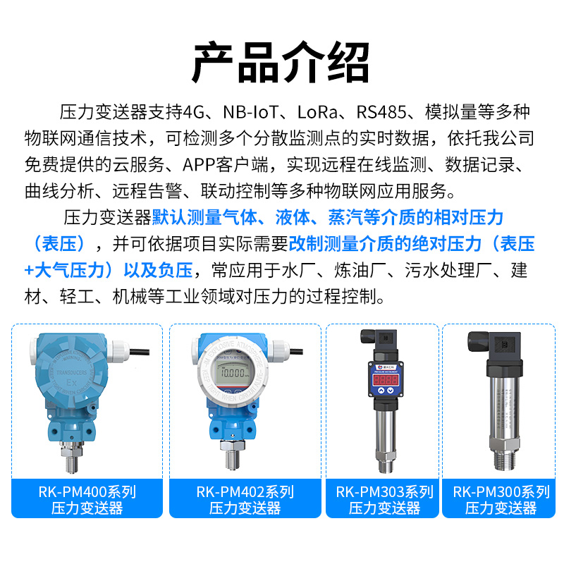 压力变送器(485/模拟量型)