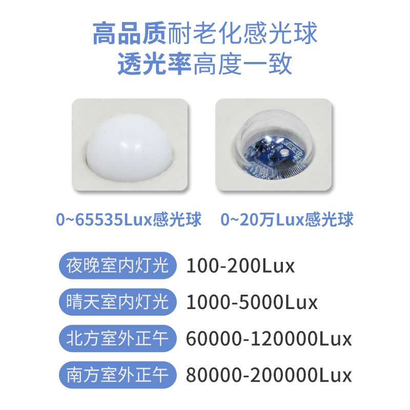 吸顶式光照传感器
