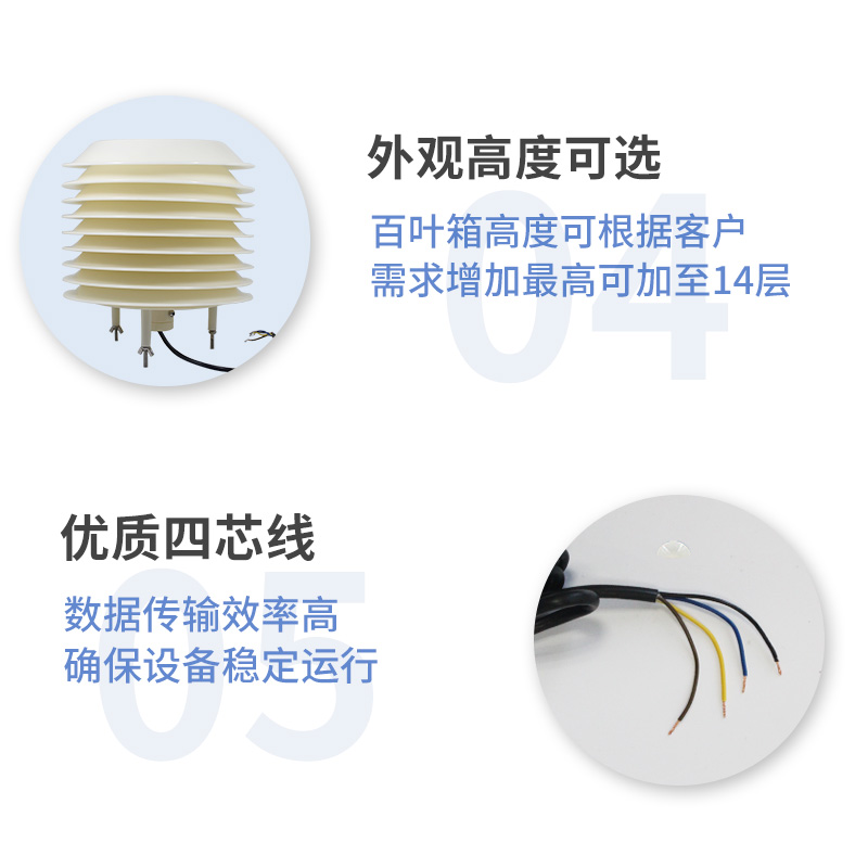 百叶箱型空气质量变送器（可选配其他要素）