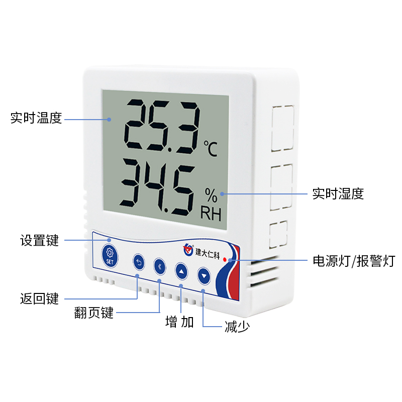 86mm液晶温湿度变送器